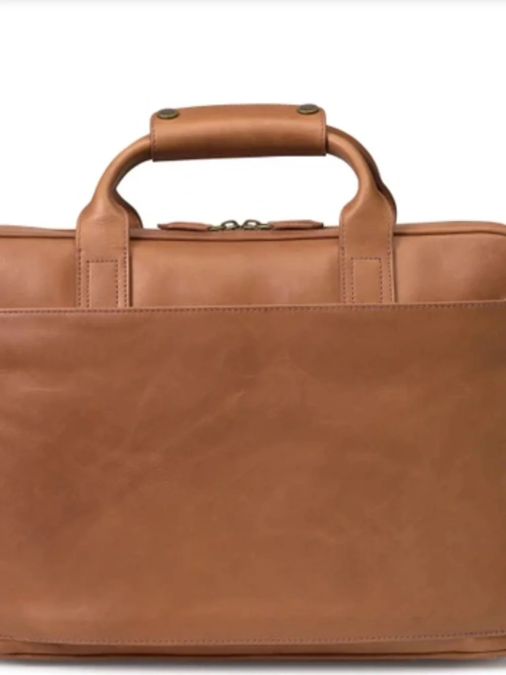 Johnston & Murphy Rhodes Tan Briefcase